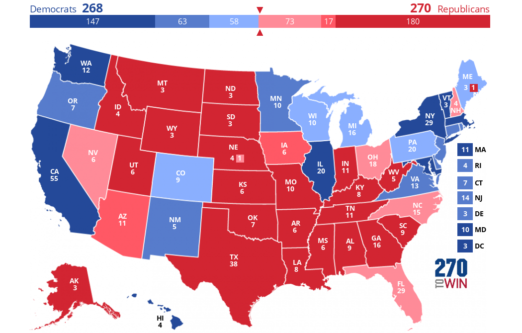 2024 Presidential Election Interactive Map