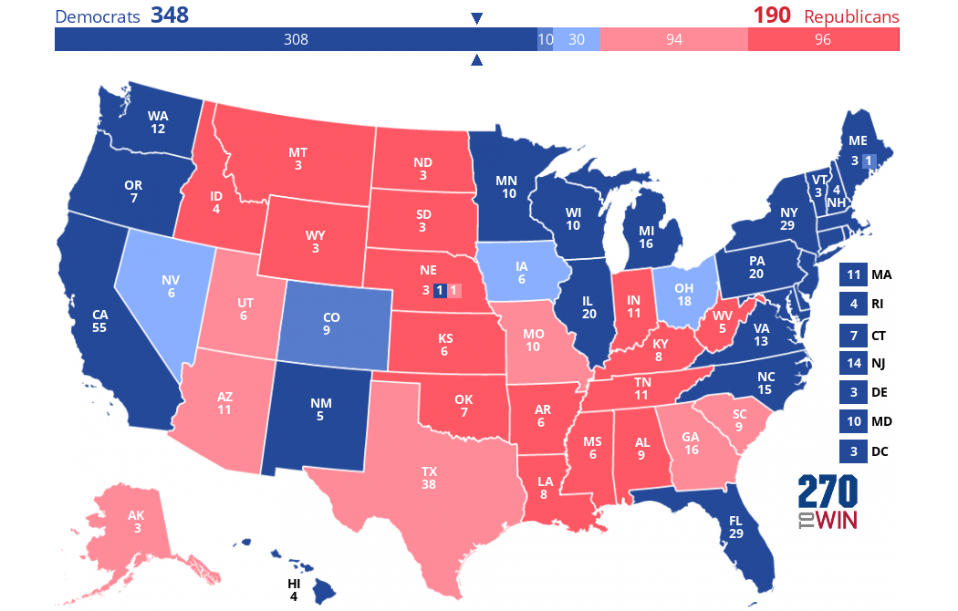 2024 Presidential Election Interactive Map