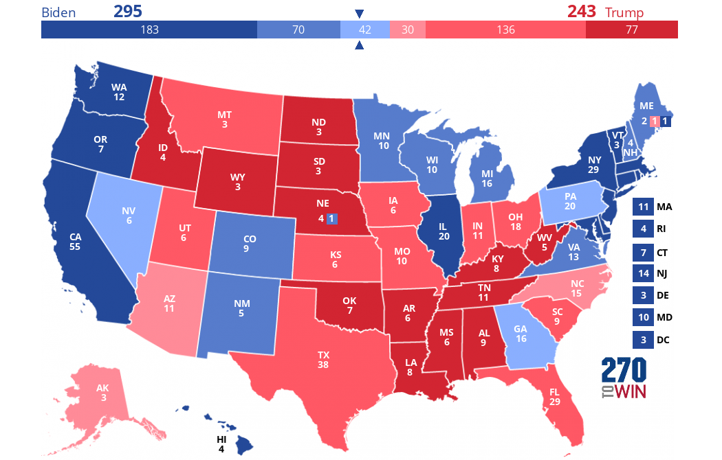 2024 Presidential Election Interactive Map