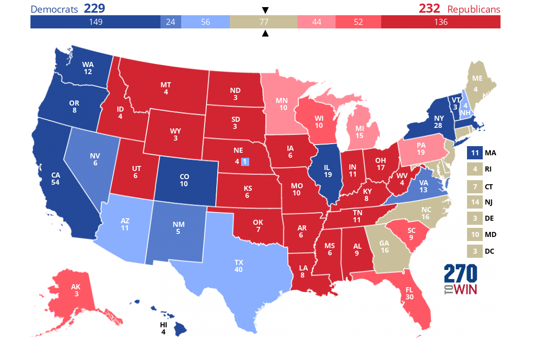 2024 Presidential Election Interactive Map