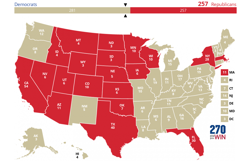 2024 Presidential Election Interactive Map