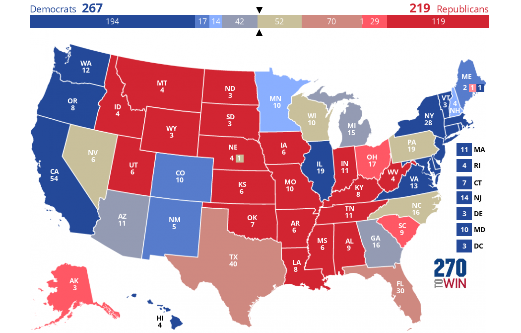 2024 Presidential Election Interactive Map