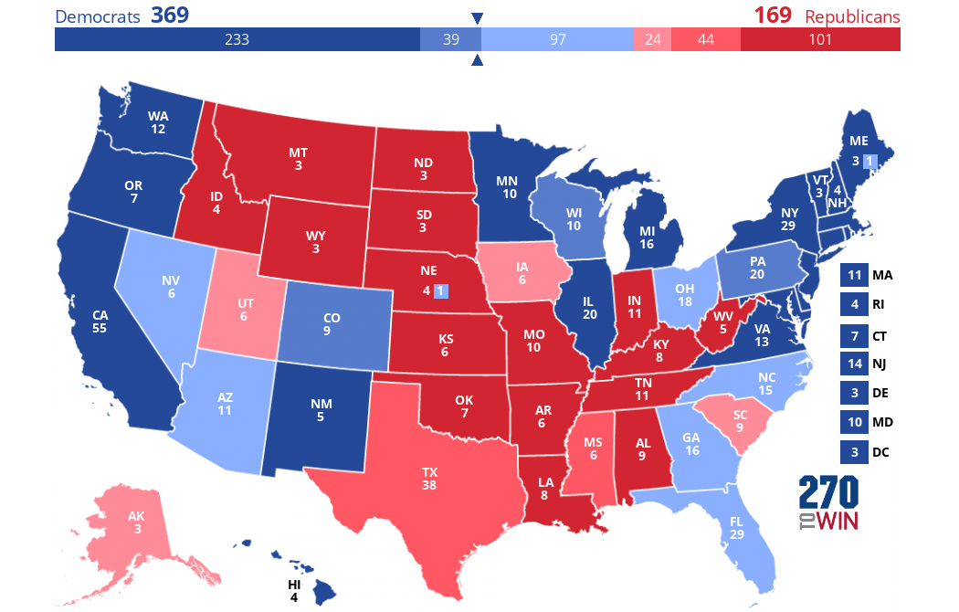 2024 Presidential Election Interactive Map