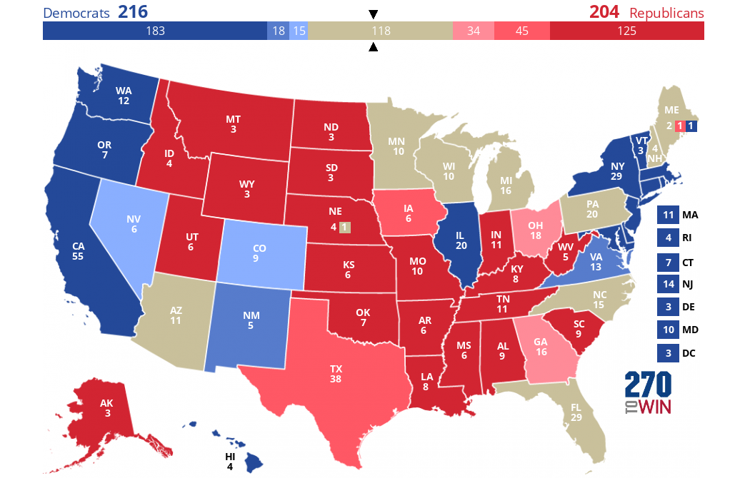 2024 Presidential Election Interactive Map