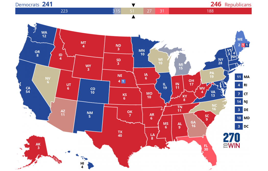 RacetotheWH 2024 Presidential Forecast