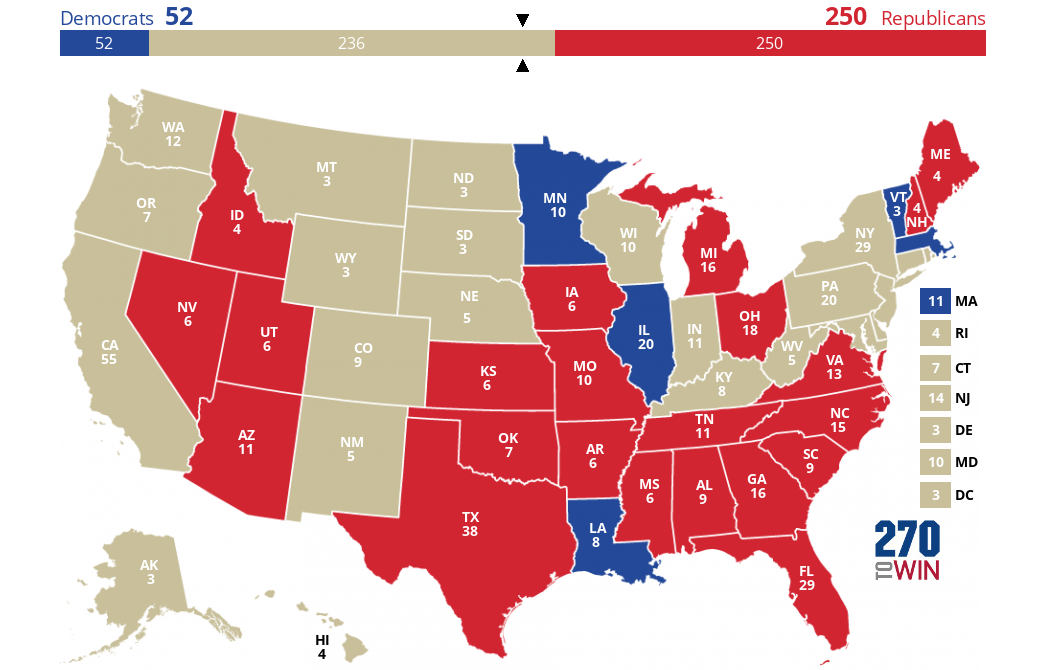 2024 Presidential Election Interactive Map