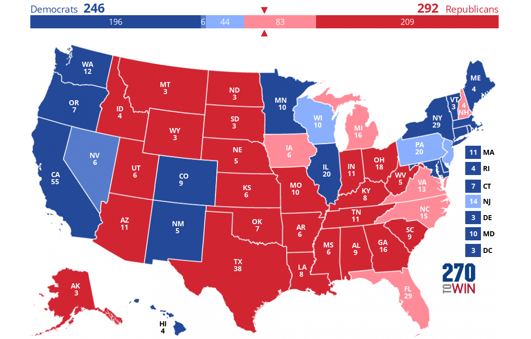 2024 Presidential Election Interactive Map