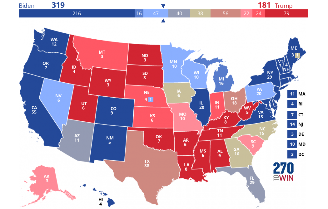 2024 Presidential Election Interactive Map