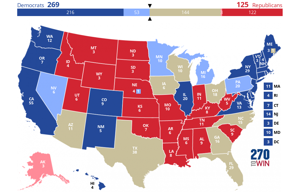 2024 Presidential Election Interactive Map