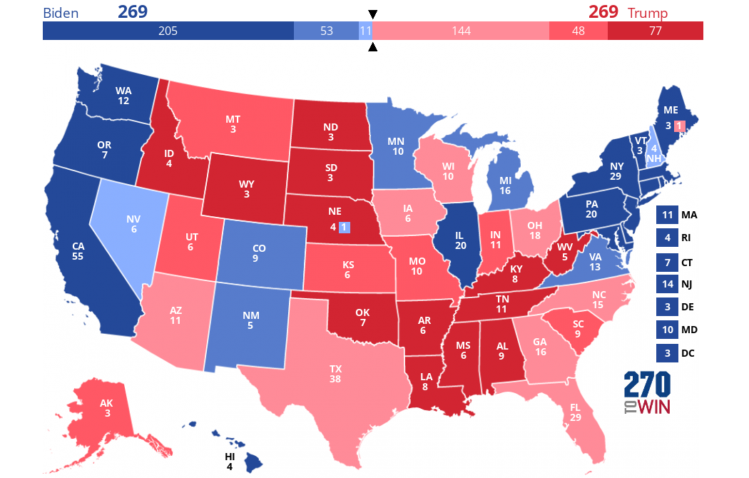 2024 Presidential Election Interactive Map