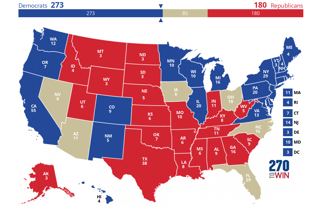 2024 Presidential Election Interactive Map