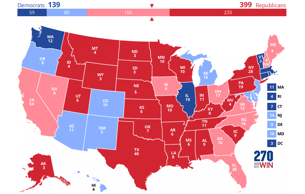 2024 Presidential Election Interactive Map