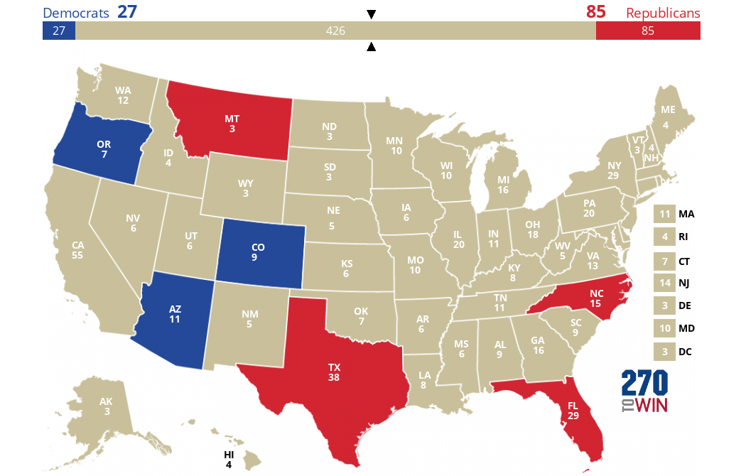 2024 Presidential Election Interactive Map