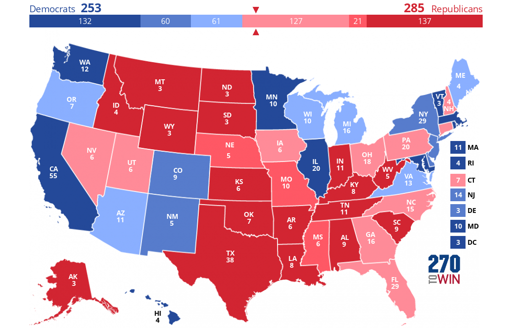 2024 Presidential Election Interactive Map