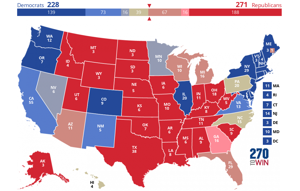 2024 Presidential Election Interactive Map