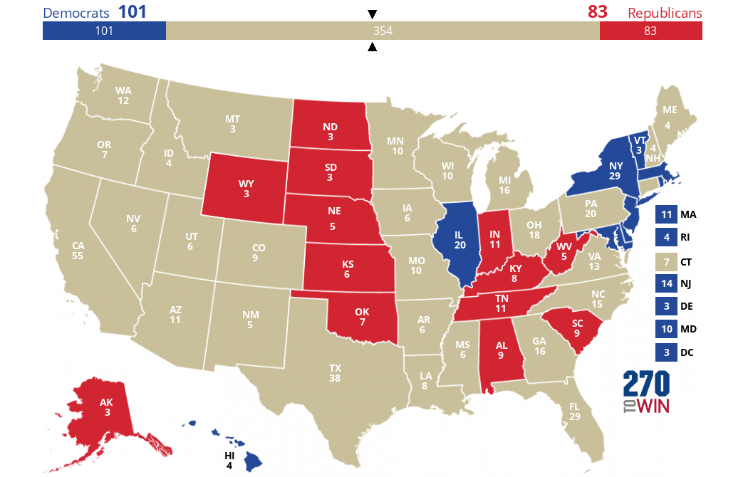 2024 Presidential Election Interactive Map