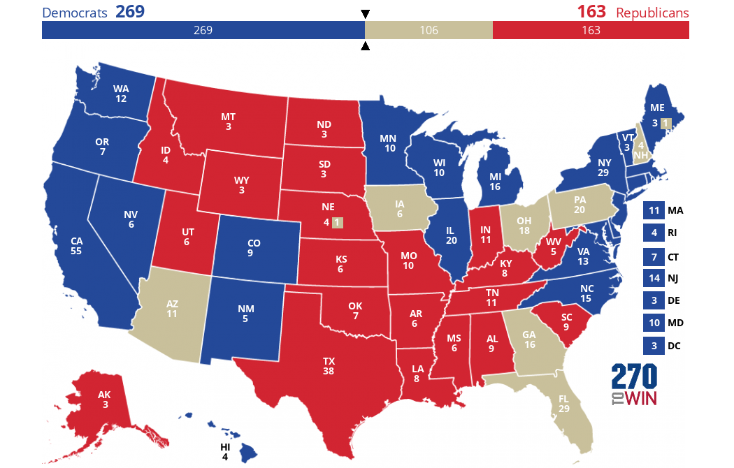 2024 Presidential Election Interactive Map