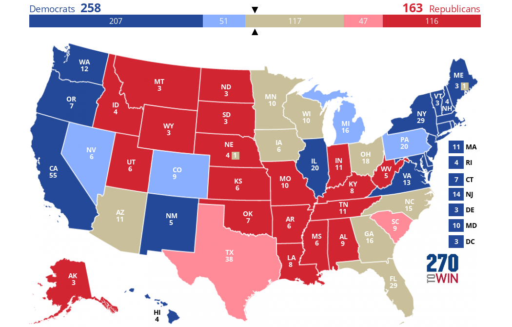 2025 Presidential Election Interactive Map