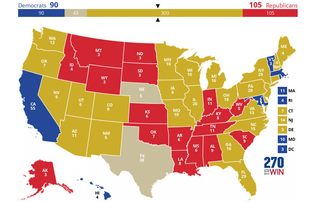 2024 Presidential Election Interactive Map