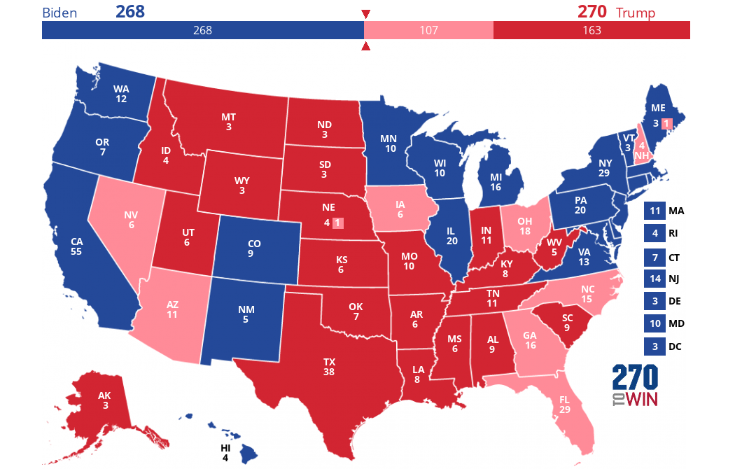 2024 Presidential Election Interactive Map