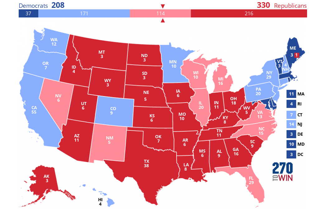 Whos Winning The Election 2024 Tedda Cornelle