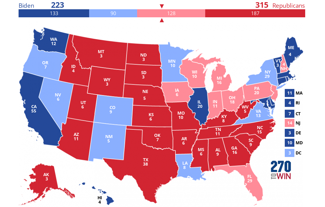 2020 Presidential Election Interactive Map