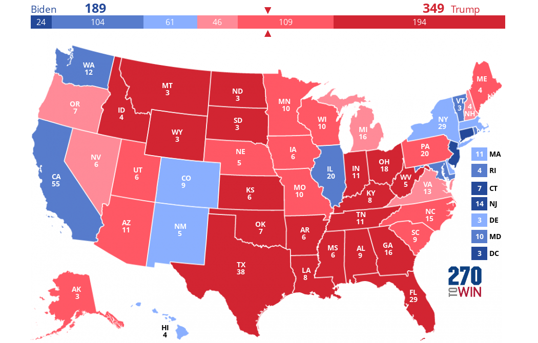 2024 Presidential Election Interactive Map