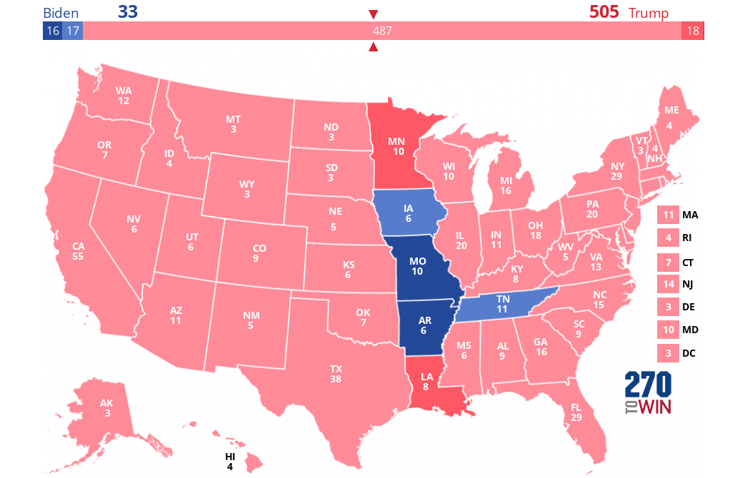 2024 Presidential Election Interactive Map