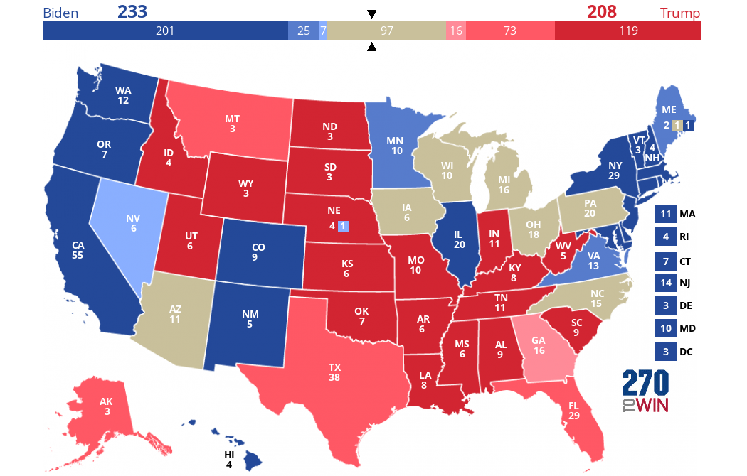 2024 Presidential Election Interactive Map