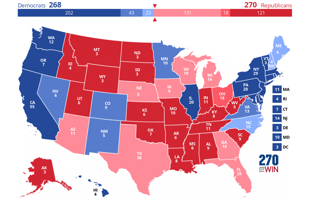 2020 Electoral College Map: You Pick The Outcome | Political Talk