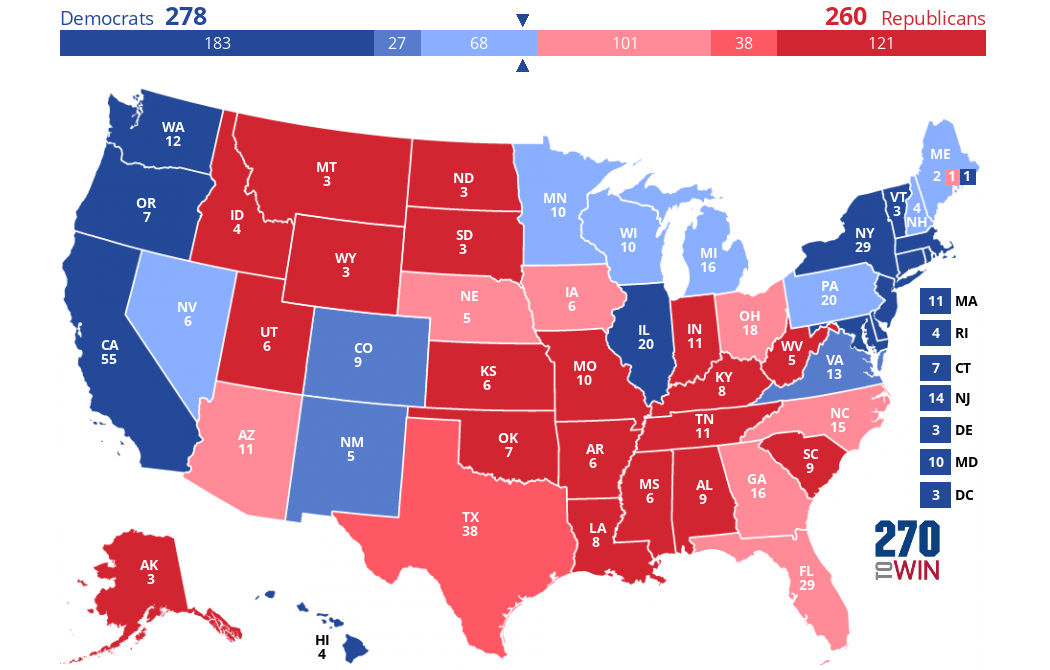 Electoral Map math - Cloak Room - Surly Horns