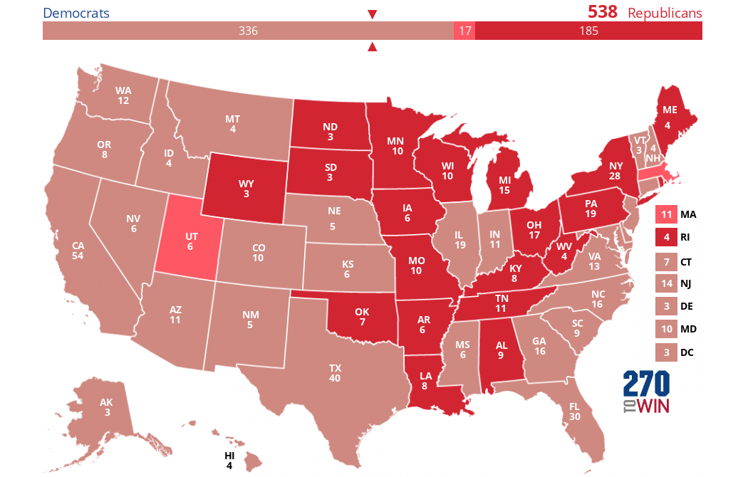 21st Century Republican Election Map - Political Forum - The Political ...