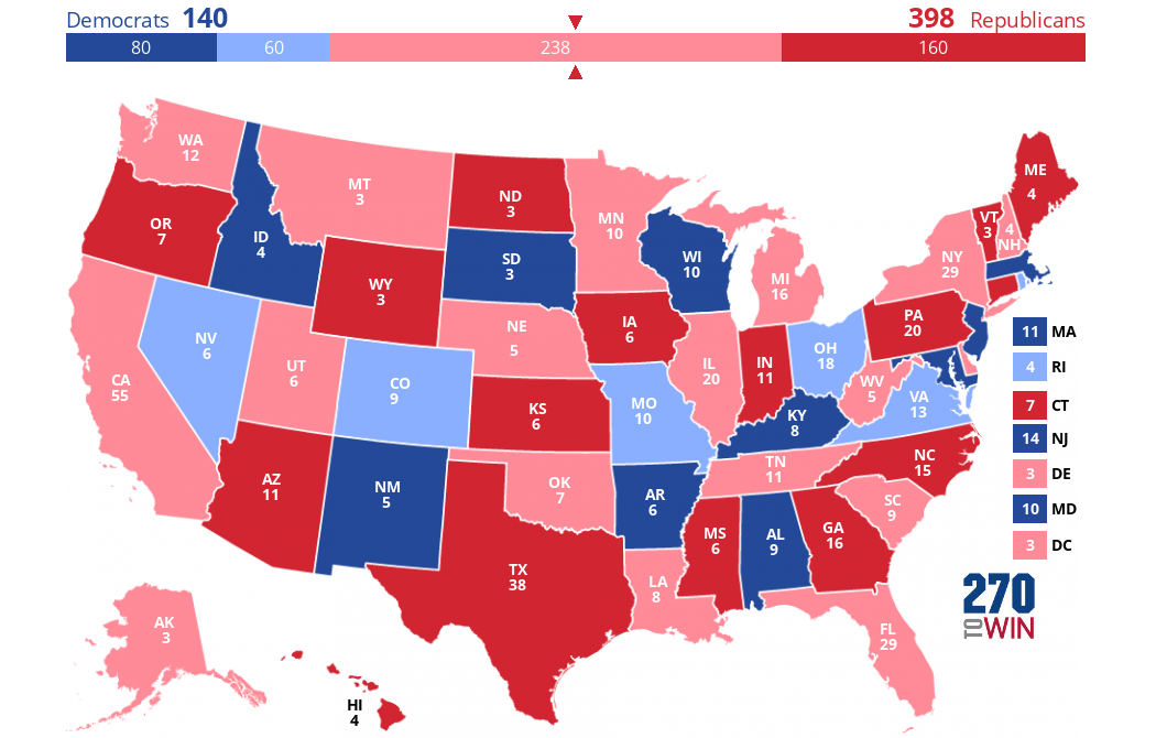 2020 Presidential Election Interactive Map