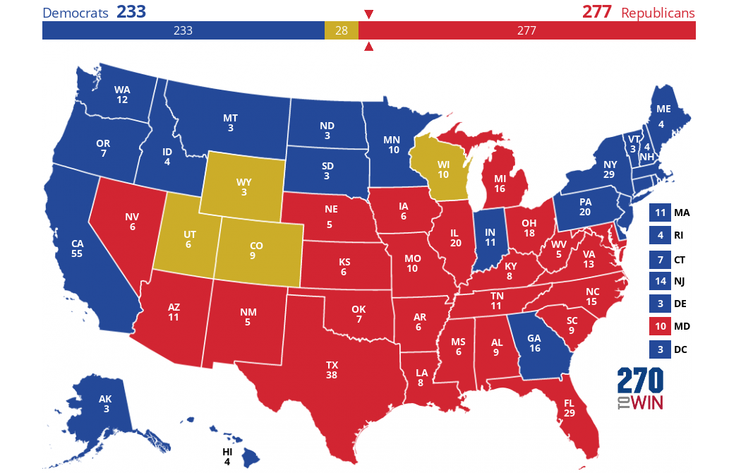 Political map based upon owner of each county's most popular NFL team ...