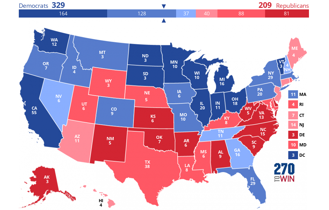 2020 Presidential Election Interactive Map - The Big Picture DB3