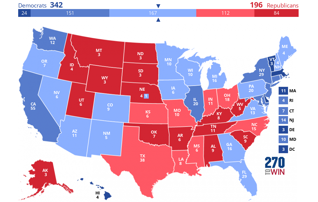 2020 Presidential Election Interactive Map