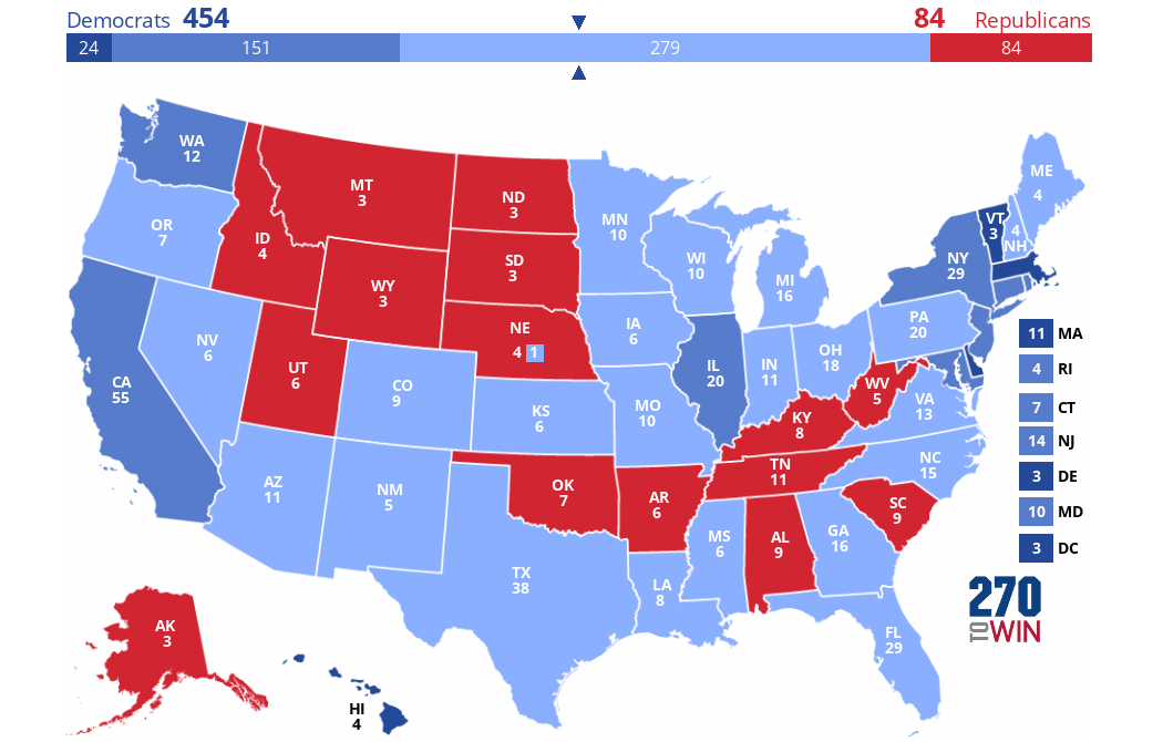 2020 Presidential Election Interactive Map