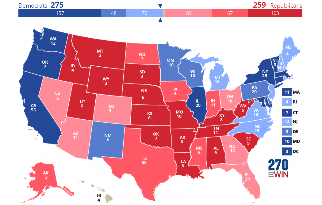 2020 Presidential Election Interactive Map