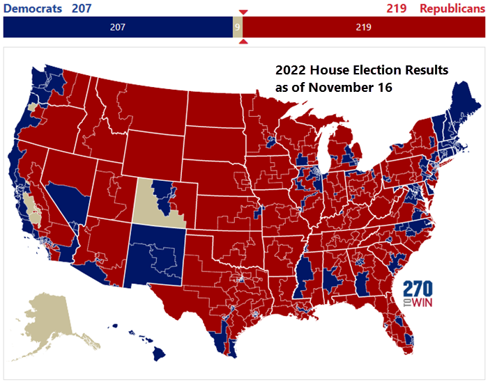 Republicans Clinch House Majority; Divided Government Returns to DC in