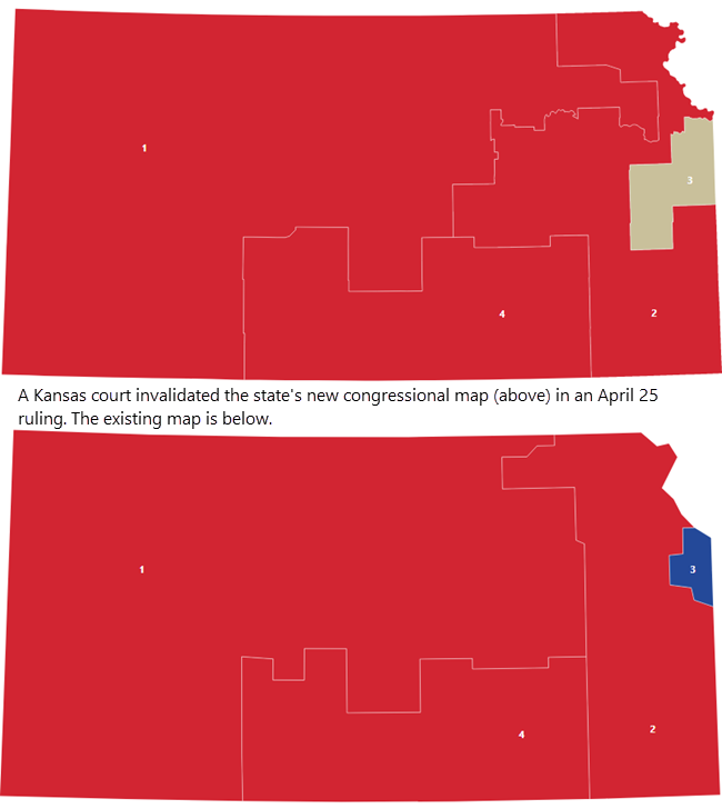 Kansas Congressional Map Invalidated 270toWin   Kansas Map 