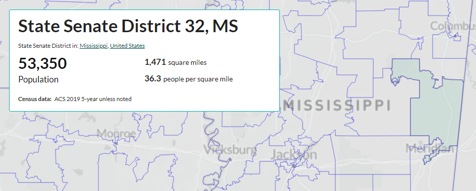 Live Results: Mississippi State Senate Special Election Runoff - 270toWin