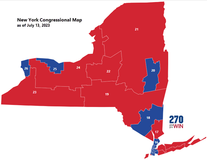 Court Orders New York Congressional Map to be Redrawn 270toWin