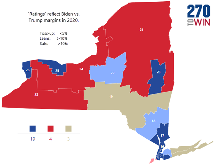New York Political Map 2022